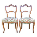 Paire de chaises louis philippe