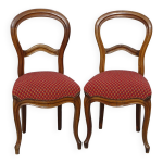 Paire de chaises louis philippe