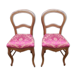 Paire de chaises louis philippe