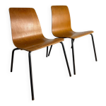 Paire de chaises papyrus attribu�es � pierre guariche, france 1950