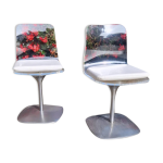 Paire de chaise, en plexiglass annes 70's