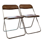 Paire de chaises  plia  cannes par giancarlo piretti