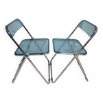 Paire de chaises ' plia' de piretti pour castelli