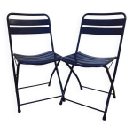 Paire de chaises pliantes italiennes