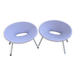 Paire de chaises ploof de philippe starck pour kartell