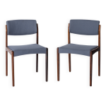 Paire de chaises de salle à manger en palissandre hw klein pour bramin design danois moderne, années ... Paire de chaises de salle à manger en palissandre hw klein pour bramin design danois moderne, années ...