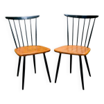 Paire de chaises scandinaves 1950