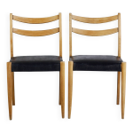 Paire de chaises scandinaves en teck et ska�, 1960