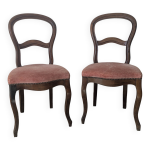 Paire de chaise style louis philippe