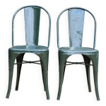 Paire de chaises tolix modle b 1930 (premire dition)