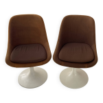 Paire de chaises tulipes