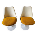 Paire de chaises tulipe knoll eero saarinen 1957