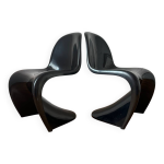 Paire de chaises verner panton par herman miller 1975 Paire de chaises verner panton par herman miller 1975