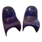 Paire de chaise verner panton vintage herman miller Paire de chaise verner panton vintage herman miller