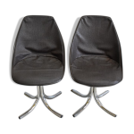 Paire de chaises vintage 1960 / 1970