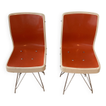 Paire de chaises vintage houtoku design japonais 60s / 70s Paire de chaises vintage houtoku design japonais 60s / 70s