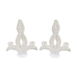 Paire de chandeliers en cristal