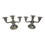 Paire de chandeliers milieu xxme