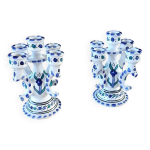 Paire de chandeliers tunisiens en c�ramique