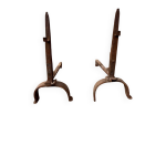 Paire de chenets ancien