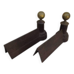 Paire de chenets anciens