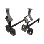 Paire de chenets modernistes Paire de chenets modernistes