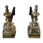 Paire de chenets vintage.