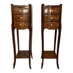 Paire de chevet de style louis xv