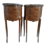 Paire de chevet style louis xv marquet