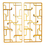 Paire de claustra room divider ludvik volak vintage