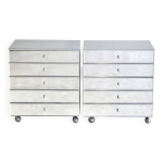 Paire de commodes, allemagne annes 80