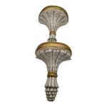 Paire de consoles murales italiennes n�oclassiques en bois