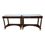 Paire de consoles, sude vers 1800