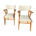Paire de fauteuils bridges