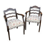 Paire de fauteuils de bridge, 1950