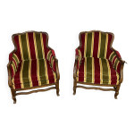 Paire de fauteuils cabriolet vintage Paire de fauteuils cabriolet vintage