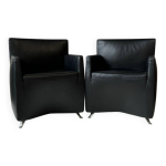 Paire de fauteuils caprichair par hannes wettstein pour baleri italia, 1990 Paire de fauteuils caprichair par hannes wettstein pour baleri italia, 1990