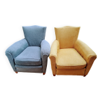 Paires fauteuils chapeau de gendarme - a raffraichir