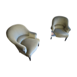 Paire de fauteuils crapaud Paire de fauteuils crapaud