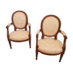 Paire de fauteuils poque louis xvi vers 1780