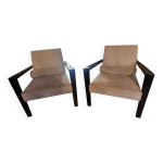 Paire de fauteuils ligne roset par didier gomez Paire de fauteuils ligne roset par didier gomez