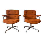 Paire de fauteuils lobby chair eames