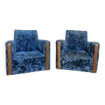 Paire de fauteuils de maitrise