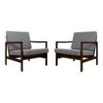 Paire de fauteuils mid century  b7522  par zenon b?czyk, pologne, annes 1960