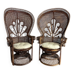 Paire de fauteuils pomar