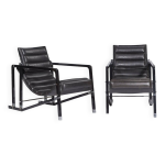 Paire de fauteuils  transat , modle original cr circa 1926