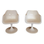 Paire de fauteuils tulipe. Paire de fauteuils tulipe.