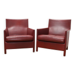 Paire de fauteuils vivette, luca meda, 1980