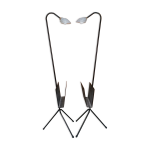Paire de lampadaires vintage, porte - revues des ann�es 50