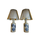 Paire de lampes de bureau royal copenhagen & fog & mrup 1960s